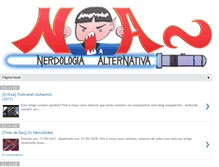 Tablet Screenshot of nerdologialternativa.com.br